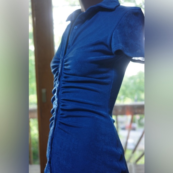 With JEAN Alexa Dress in Electra Blue - Picture 5 of 11